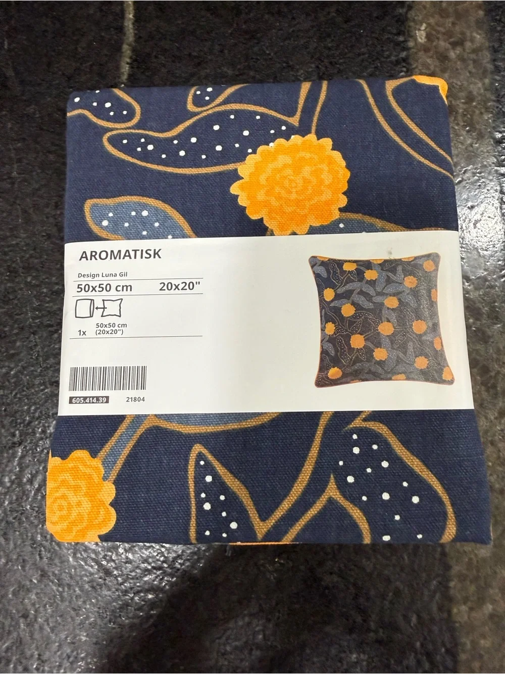 IKEA AROMATISK Cushion Cover Set of 3 – Designer-Inspired Vibrant Home Decor